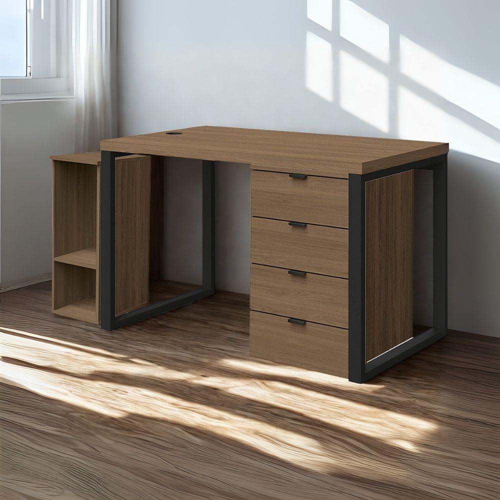 Conjunto Escritorio Industrial 3 Peças Frame Kappesberg Munique - 5