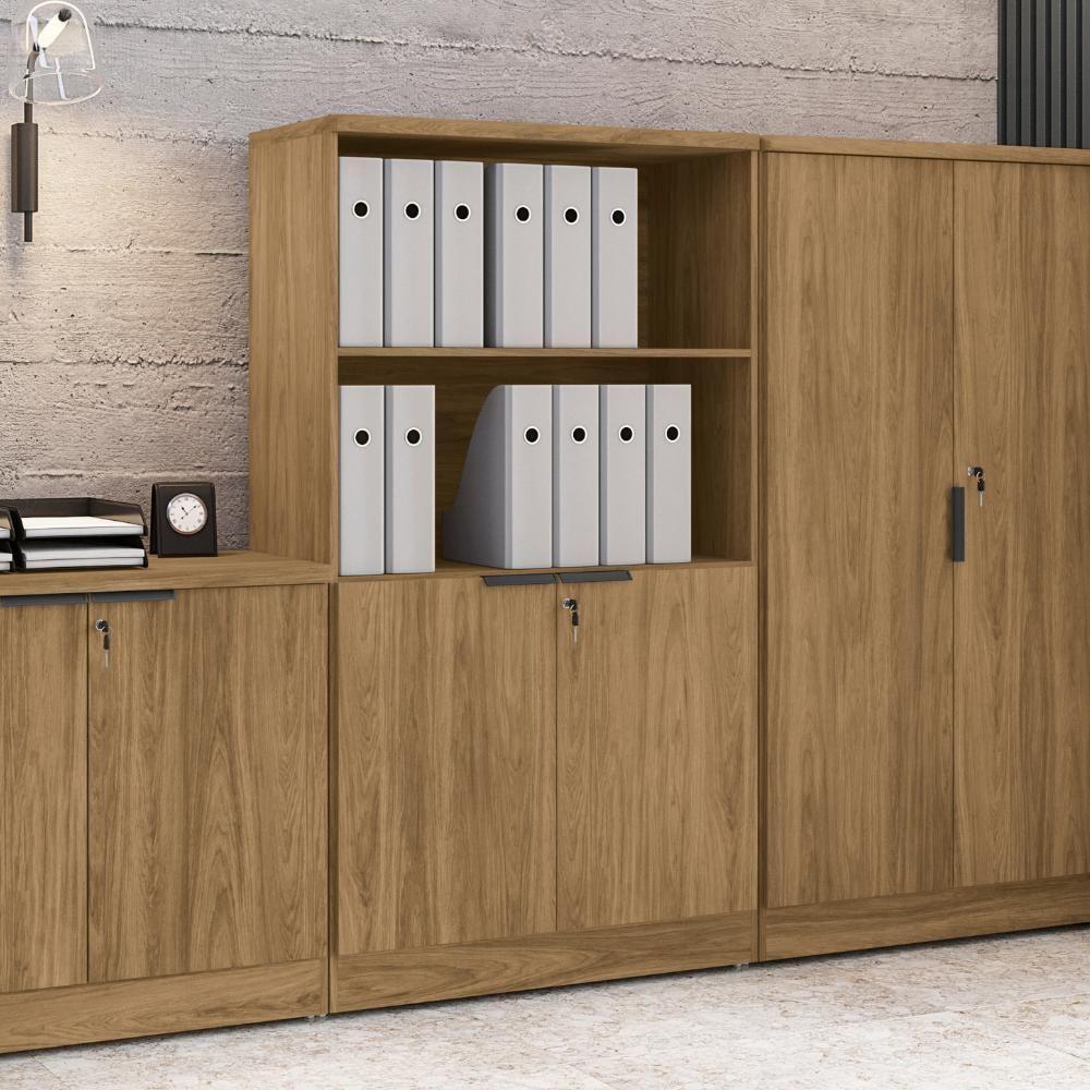 Armario Para Escritorio 2 Portas 161x91 Cm Versatil 1012a Kappesberg Itapua - 6