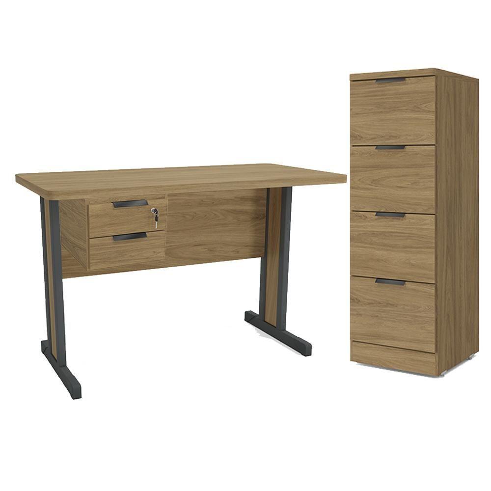 Conjunto Escritorio 3 Pecas 500401 Versatil Kappesberg Itapua - 1