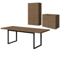 Conjunto Escritorio 3 Peças Frame Kappesberg Munique - 1