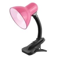 Luminária Mesa Garra Presilha Bivolt Leitura Estante Quarto Rosa - 1