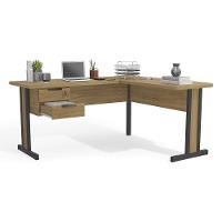 Mesa De Canto Com Gaveteiro 170x150 Cm Versatil 1170a Kappesberg Itapua - 2