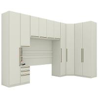 Quarto Casal Modulado 10 Portas Cm Seletto Henn Areia - 1