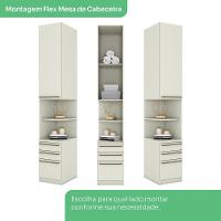 Quarto Casal Modulado 10 Portas Cm Seletto Henn Areia - 6