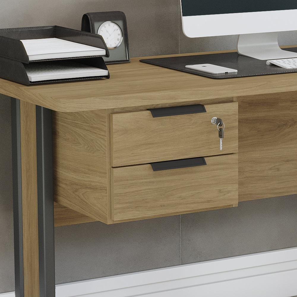 Gaveteiro De Mesa 2 Gavetas 37 Cm Versatil 2001a Kappesberg Itapua - 6