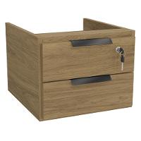 Gaveteiro De Mesa 2 Gavetas 37 Cm Versatil 2001a Kappesberg Itapua - 1