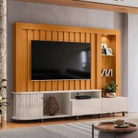 Estante Home Tv 70 Polegadas 243 Cm Le Mans Madetec Cinamomo Off White - 6
