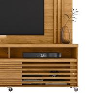 Estante Home Tv 65 Polegadas 2 Portas 182cm Frizz Madetec Cumaru