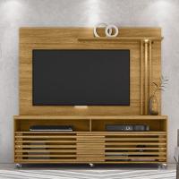 Estante Home Tv 65 Polegadas 2 Portas 182cm Frizz Madetec Cumaru - 6
