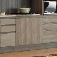 Balcao Tampo Cooktop 2 Portas 80 Cm Maxxi G744 Kappesberg Nogal - 7