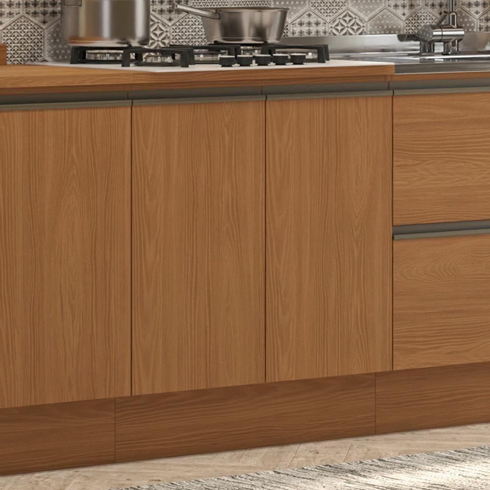 Balcao Tampo Cooktop 2 Portas 80 Cm Maxxi G744 Kappesberg Canela - 2