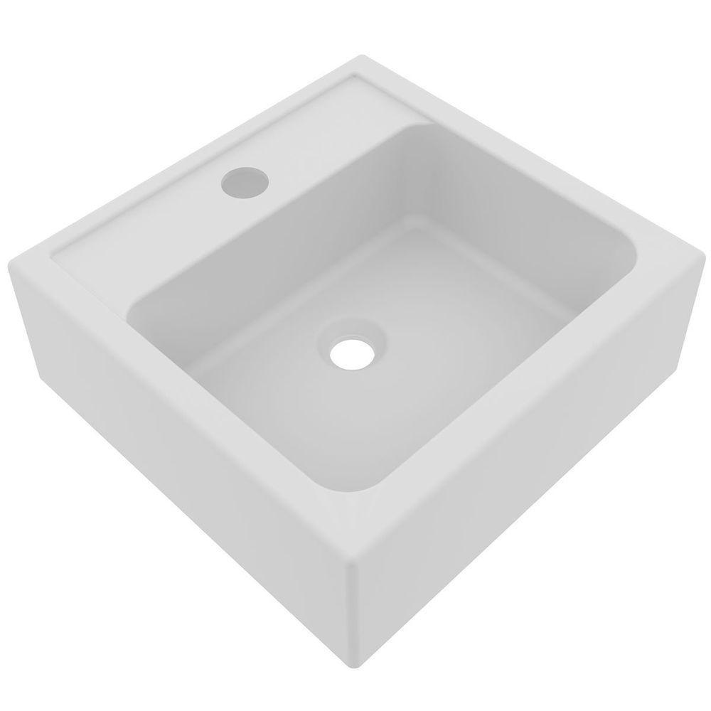 Kit Balcão E Gabinete De Banheiro Com Cuba 1 Porta 1 Gaveta Branco - 6