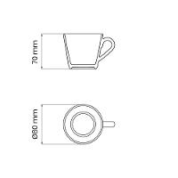 Xícara Chá Tramontina Joana Em Porcelana 185 Ml Tramontina - 2