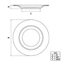 Prato Sobremesa Tramontina Joana Em Porcelana 21 Cm Tramontina - 5