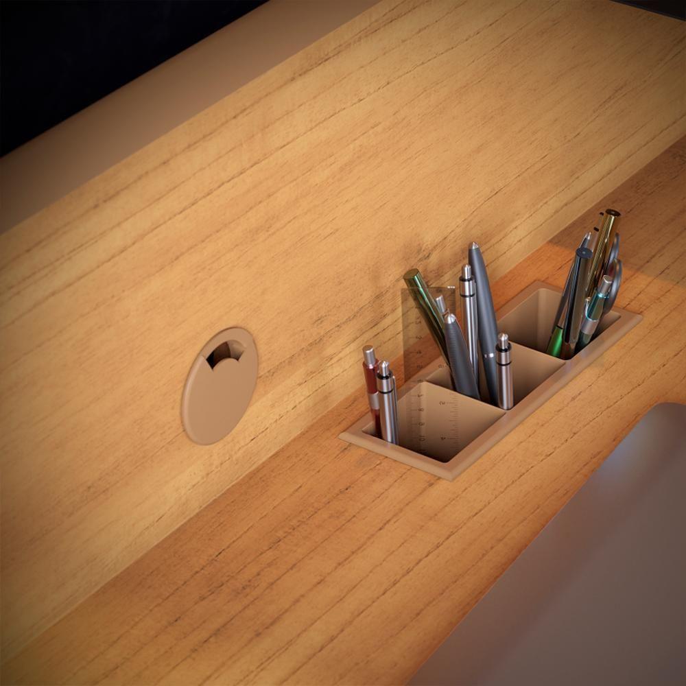 Escrivaninha 1 Gaveta Job Nature 127cm - 8