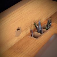 Escrivaninha 1 Gaveta Job Nature 127cm - 8