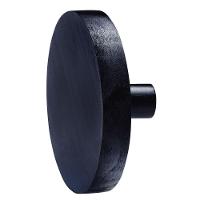 Cabide Gancho Tramontina Em Madeira Maciça Com Acabamento Em Pintura Preta 120 Mm Tramontina - 1