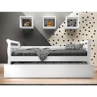 Bicama Babá Júlia Branco Brilho Com 2 Colchões ? Carolina - 3