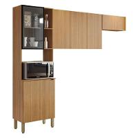 Cozinha Compacta 3 Peças Vert Plus Freijó - Kits Paraná - 1