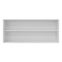 Armário Aéreo De Cozinha Andréia 120 Cm Com 3 Portas - Ajl Móveis Amêndoa Branco - 1