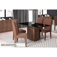 Cadeira Sala De Jantar Taís Kit 2 Un Nature-suede Joli Capuccino - Cimol - 5