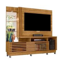 Estante Home Theater Frizz Plus Para Tv Até 60 Polegadas Com Rodízios 2 Portas - Madetec Móveis Cumaru - 1