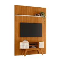 Composição New Silverstone Bancada E Painel Para Tv 65 Polegadas - Madetec Cinamomo Off White - 1
