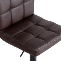 Banqueta Gomo Confort Giratória Estofada Cozinha 1 Unidade Marrom Café - 3