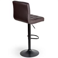 Banqueta Gomo Confort Giratória Estofada Cozinha 1 Unidade Marrom Café - 5