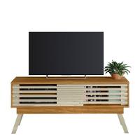 Rack Bancada Frizz 1.5 Para Tv Até 65 Polegadas Com 2 Portas - Madetec Móveis Cumaru Opala - 1
