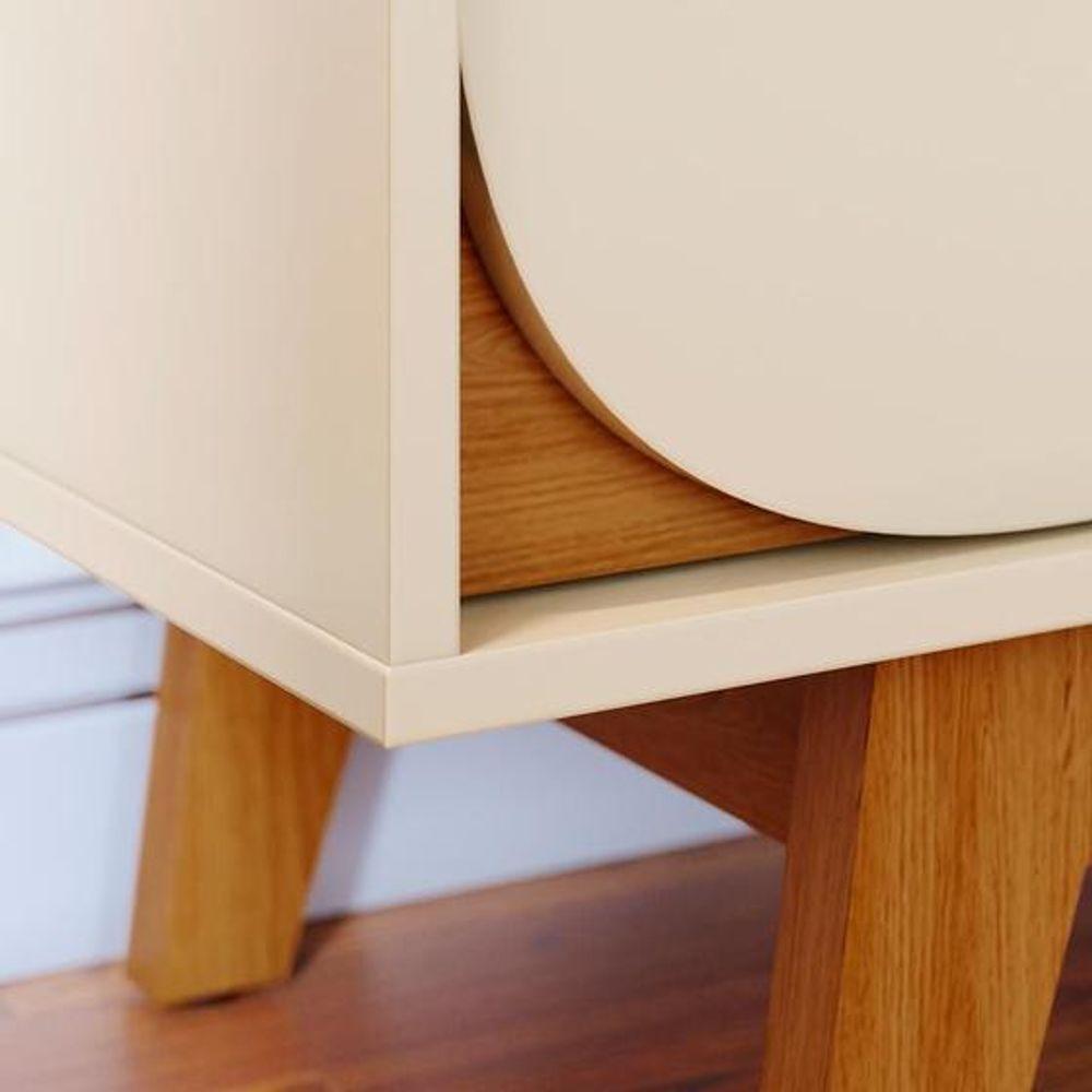 Rack Bancada Selene Para Tv De 75 Polegadas - Madetec Cinamomo Off White - 4