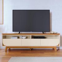 Rack Bancada Selene Para Tv De 75 Polegadas - Madetec Cinamomo Off White - 2