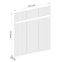 Composição Frizz New Premium Bancada E Painel Para Tv 65 Polegadas Com Portas - Madetec Cumaru Opala - 4