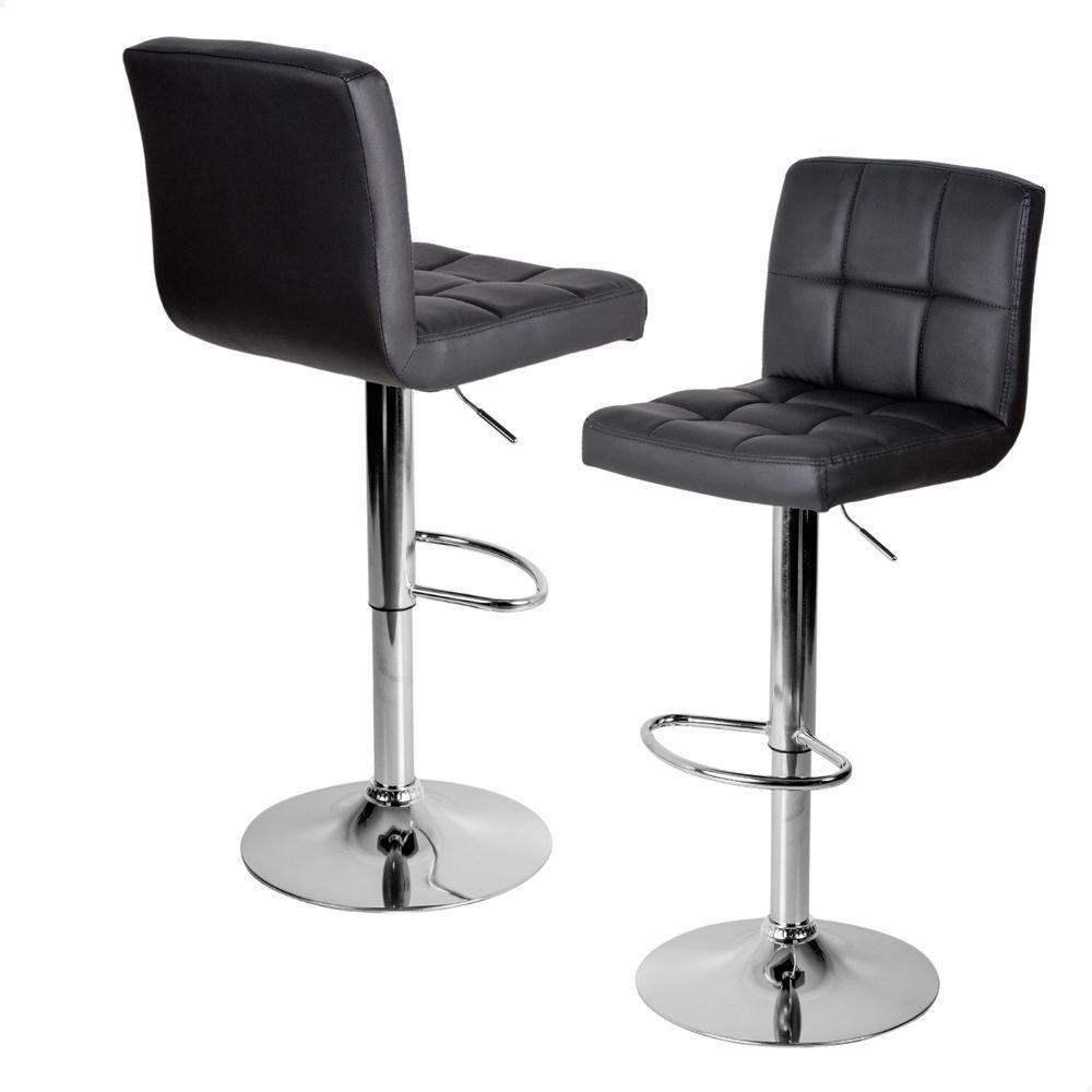 Banqueta Gomo Confort Giratória Estofada Cozinha 1 Unidade Preto - 6