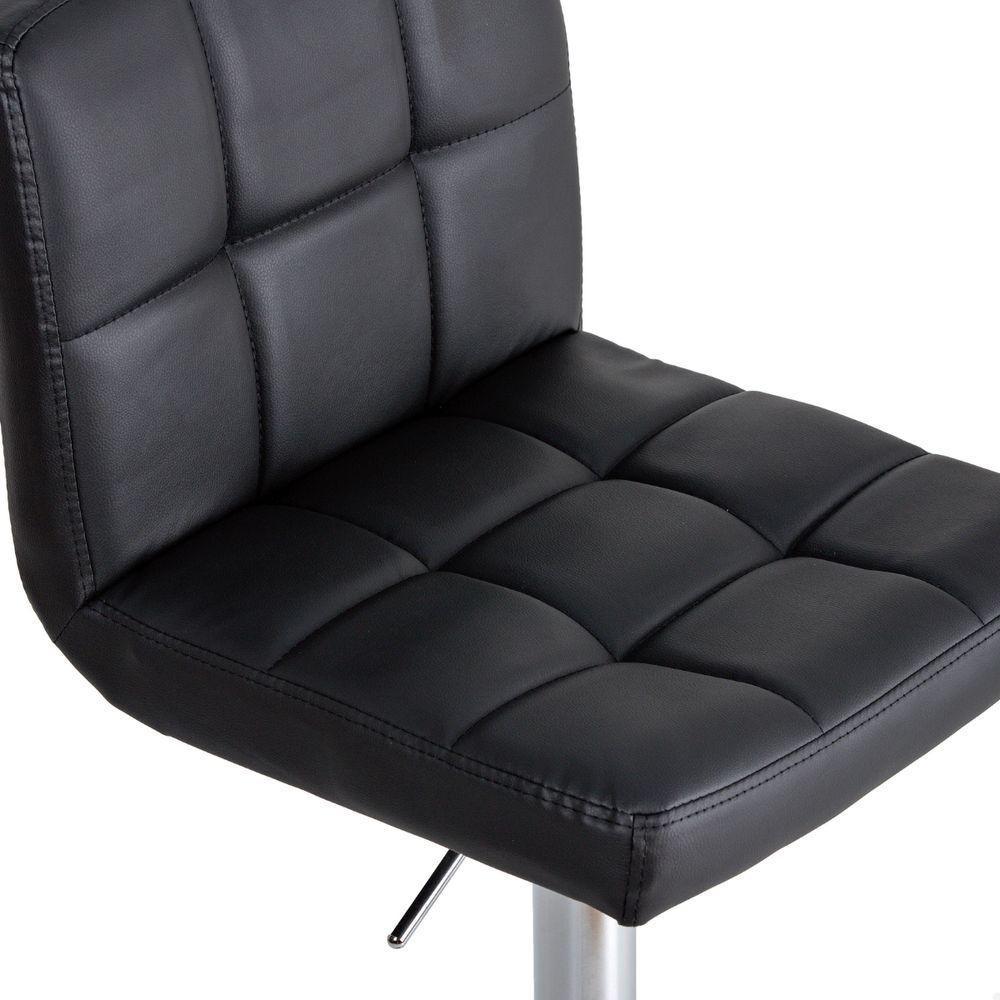 Banqueta Gomo Confort Giratória Estofada Cozinha 1 Unidade Preto - 7