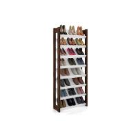 Armário Sapateira Quarto Az1006 C- 8 Prateleiras Branco-nogal - Tecno Mobili - 8