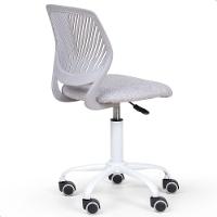 Cadeira Secretária Kids Giratória Teen Tela Mesh Moderna Cinza - 7