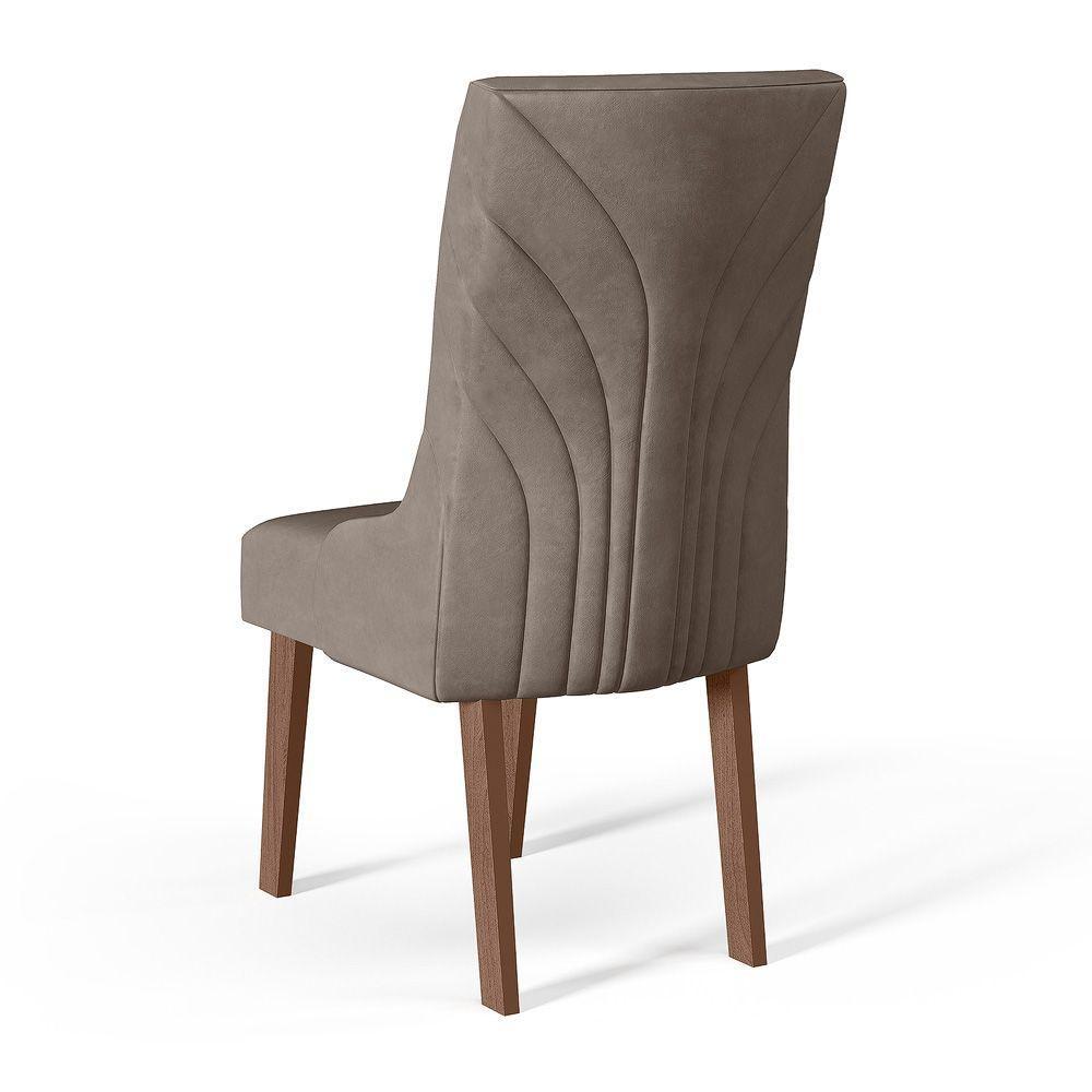 Conjunto Kira Mesa 1,10 Com 04 Cadeiras Amendoa 01a - 5