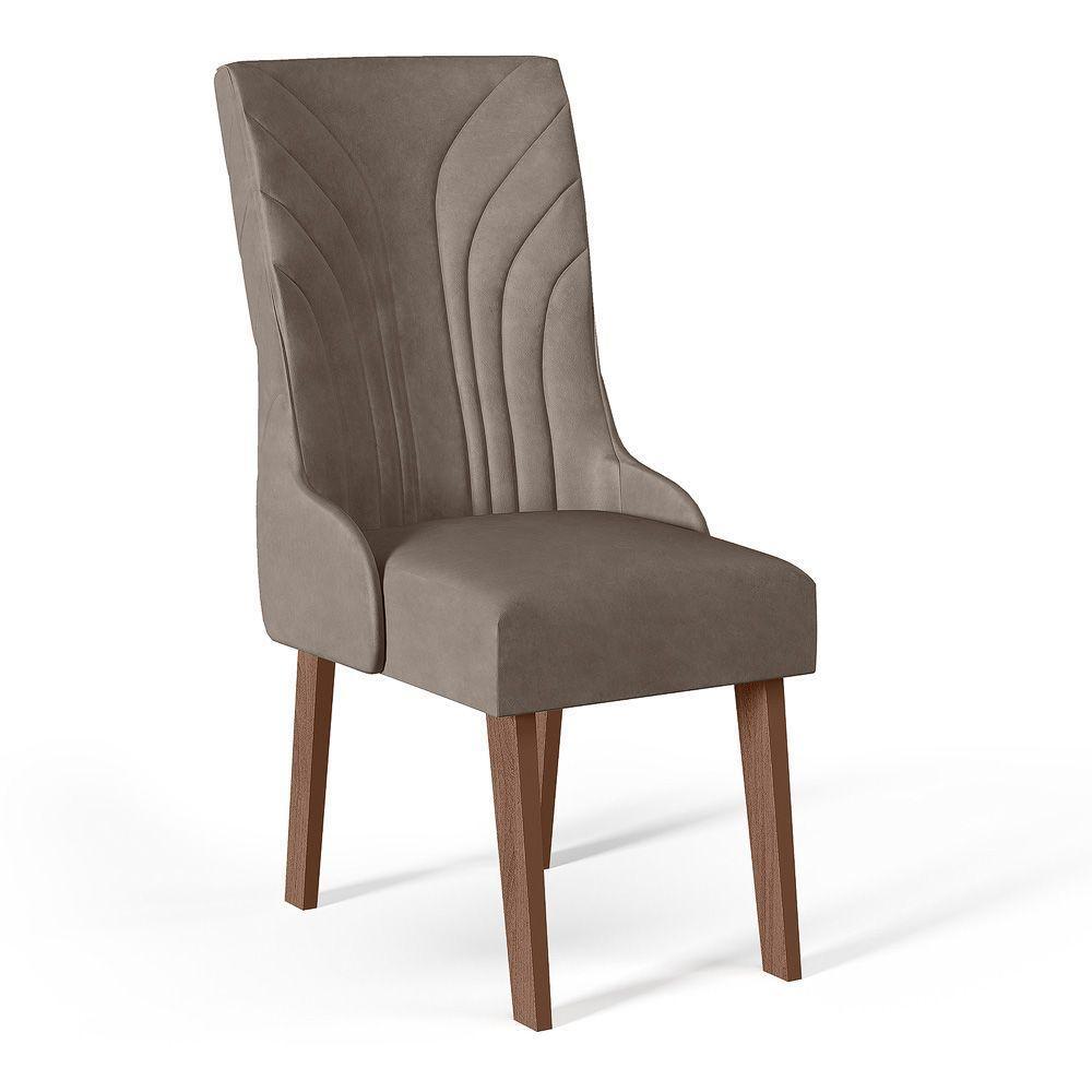 Conjunto Kira Mesa 1,10 Com 04 Cadeiras Amendoa 01a - 6