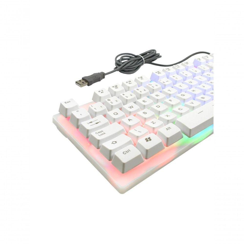 Teclado Gamer Evus Tc-10w Candy - 2