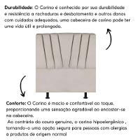 Cabeceira Solteiro Cama Box Estofada 100 Cm Antonella Corino Bege - 5