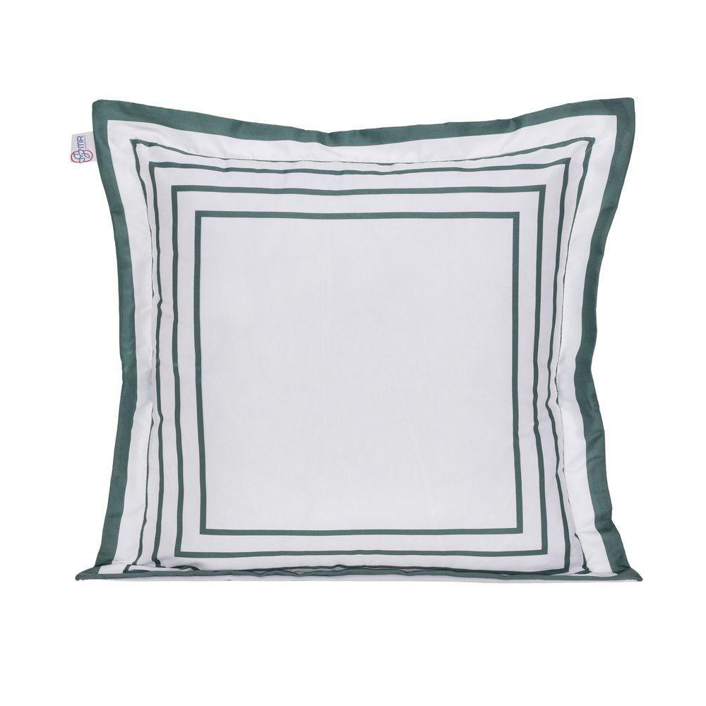 Kit 5 Pçs Coberdrom Casal King Soft Hipercal 400 Fios Dupla Face Verde - 6