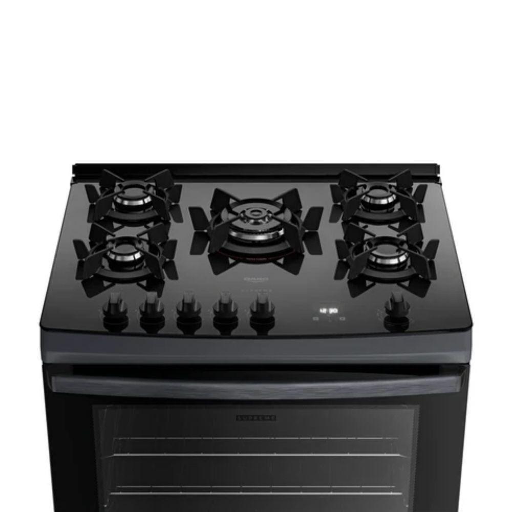 Fogão Dako 5 Bocas Supreme Timer Glass Titanium Bivolt - 4