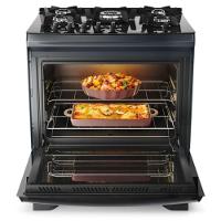 Fogão Dako 5 Bocas Supreme Timer Glass Titanium Bivolt - 3