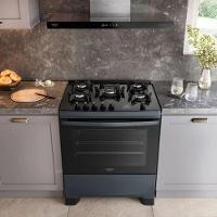 Fogão Dako 5 Bocas Supreme Timer Glass Titanium Bivolt - 6