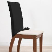 Kit 6 Pçs Capa Protetora De Cadeira 6 Lugares Malha Gel Ajustável Variação: Preto - 2