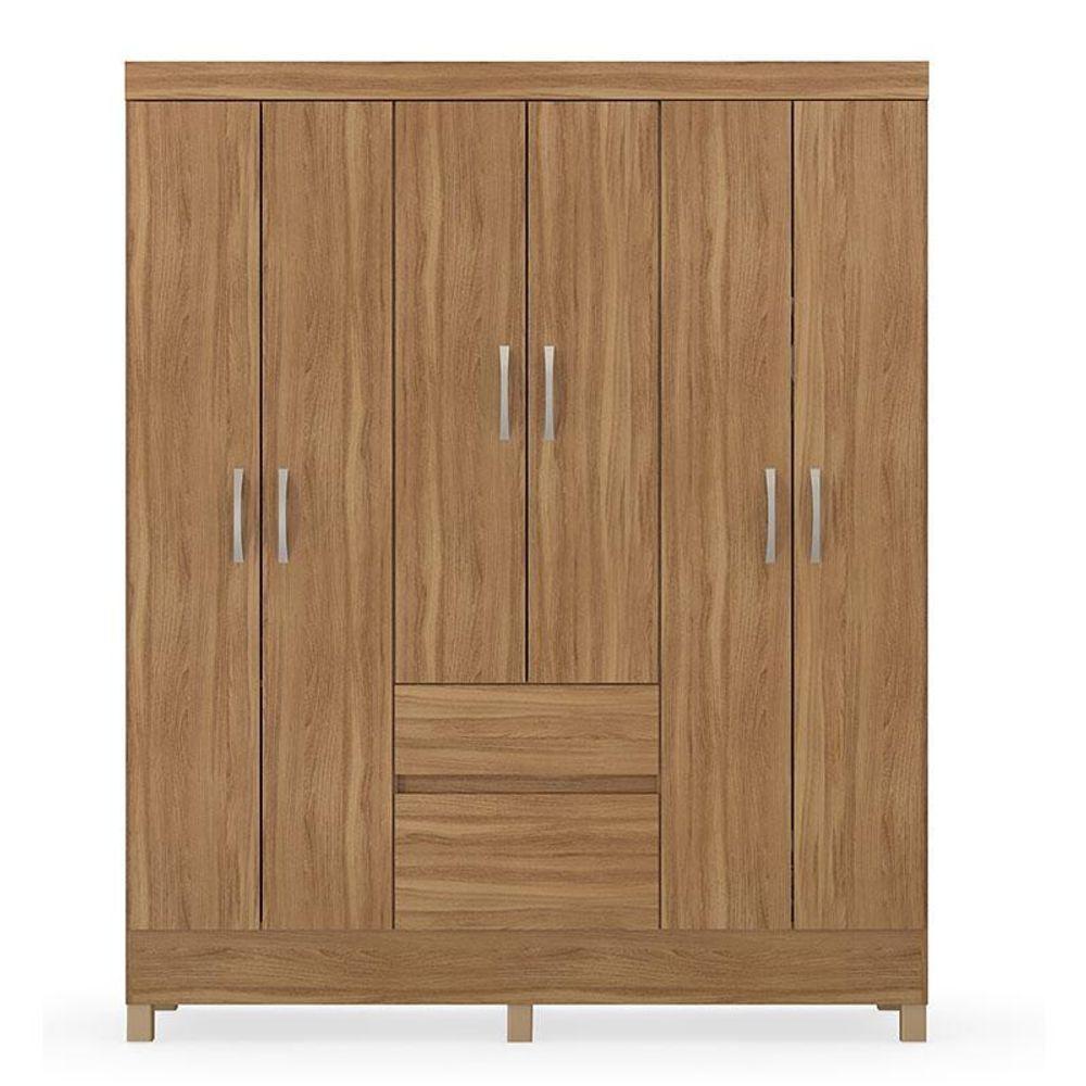 Guarda Roupa Casal Flash 2 Amêndola Touch - Demóbile - 2