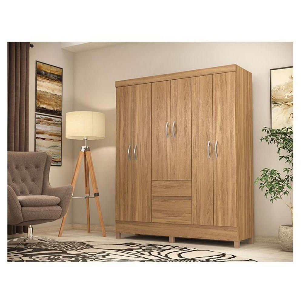 Guarda Roupa Casal Flash 2 Amêndola Touch - Demóbile - 5