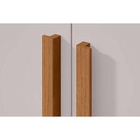 Guarda Roupa Solteiro 6 Portas (2 C- Espelho) E 4 Gavetaszeus Branco - Lopas - 8