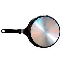 Frigideira Funda Alumínio Fundido Nº 24 Tampa De Vidro Polido Cava - 5